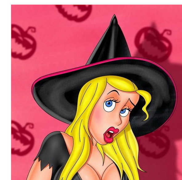 Adult cartoon witch in xxx blog